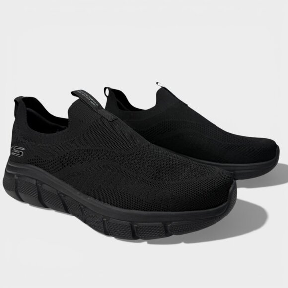Skechers BOBS B Flex Frigid Edge Mens 8 Black Slip On Stretch Fit 118107 NEW main image 12